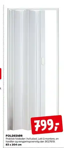 jem & fix FOLDEDØR tilbud