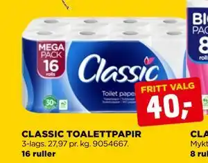 CLASSIC TOALETTPAPIR