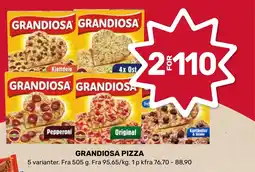 Coop Marked Grandiosa pizza tilbud