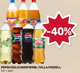 Coop Marked Pepsi/solo/ingefærøl/villa/mozell tilbud