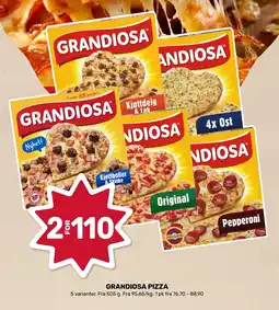 Coop Marked Grandiosa pizza tilbud