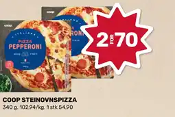 Coop Marked Coop steinovnspizza tilbud