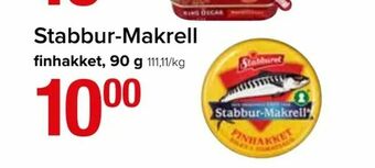 Spar Stabbur-Makrell tilbud