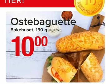 Spar Ostebaguette tilbud