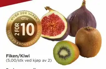 Meny Fiken/Kiwi tilbud