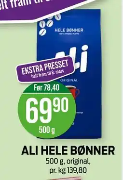 Kiwi ALI HELE BØNNER tilbud