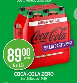 Kiwi COCA-COLA ZERO tilbud