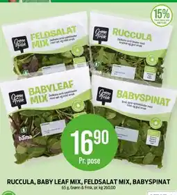 Kiwi RUCCULA, BABY LEAF MIX, FELDSALAT MIX, BABYSPINAT tilbud
