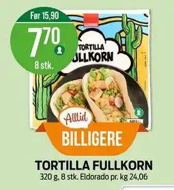 Kiwi TORTILLA FULLKORN tilbud