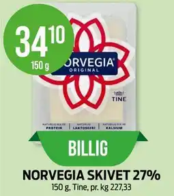 Kiwi NORVEGIA SKIVET 27% tilbud