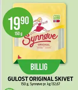 Kiwi GULOST ORIGINAL SKIVET tilbud
