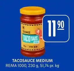 Rema 1000 TACOSAUCE MEDIUM tilbud