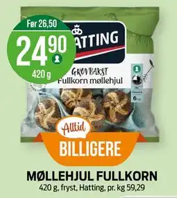 Kiwi MØLLEHJUL FULLKORN tilbud