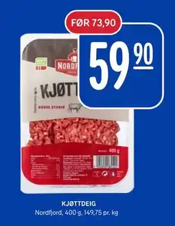 Rema 1000 KJØTTDEIG tilbud