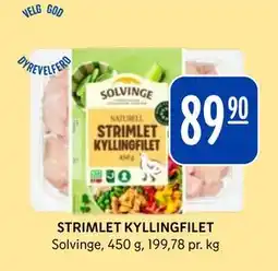 Rema 1000 STRIMLET KYLLINGFILET tilbud
