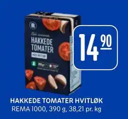 Rema 1000 HAKKEDE TOMATER HVITLØK tilbud