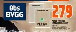 Obs Bygg PERGO TOREKOV 1-STAV LAMINATGULV tilbud