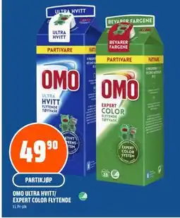 Coop Obs OMO ULTRA HVITT/ EXPERT COLOR FLYTENDE tilbud