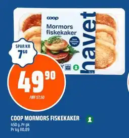 Coop Obs COOP MORMORS FISKEKAKER tilbud