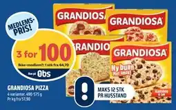 Coop Obs GRANDIOSA PIZZA, Medlemspris tilbud