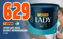 Obs Bygg JOTUN LADY AQUA 05/MATT VÅTROMSMALING tilbud