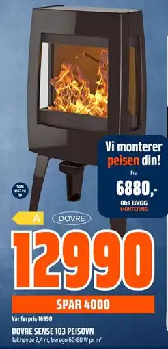 Obs Bygg DOVRE SENSE 103 PEISOVN tilbud