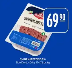 Rema 1000 SVINEKJØTTDEIG 9% tilbud