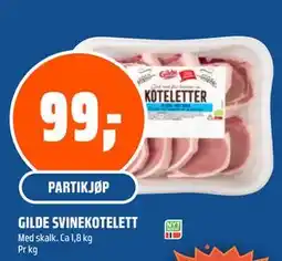 Coop Obs GILDE SVINEKOTELETT tilbud
