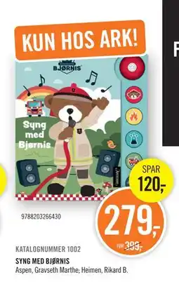Ark Bokhandel SYNG MED BJØRNIS tilbud