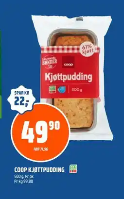 Coop Obs COOP KJØTTPUDDING tilbud