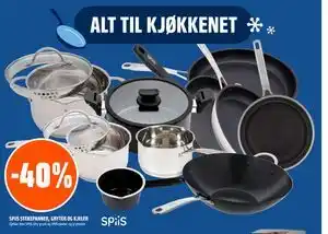 Coop Obs SPiiS STEKEPANNER, GRYTER OG KJELER tilbud