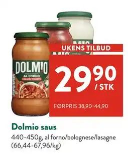 Jacobs Dolmio saus tilbud