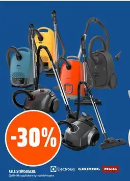 Coop Obs ALLE STØVSUGERE tilbud