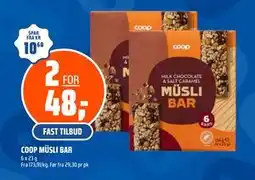 Coop Obs COOP MÜSLI BAR tilbud