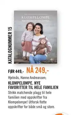 Ark Bokhandel KLOMPELOMPE. NYE FAVORITTER TIL HELE FAMILIEN tilbud