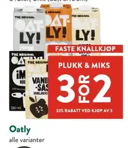 Jacobs Oatly tilbud