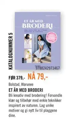 Ark Bokhandel ET ÅR MED BRODERI tilbud