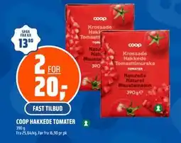 Coop Obs COOP HAKKEDE TOMATER tilbud
