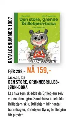 Ark Bokhandel DEN STORE, GRØNNEBRILLEBJØRN-BOKA tilbud