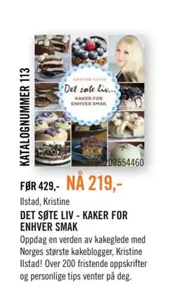 Ark Bokhandel DET SØTE LIV - KAKER FOR ENHVER SMAK tilbud