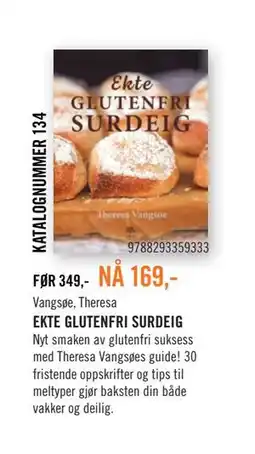 Ark Bokhandel EKTE GLUTENFRI SURDEIG tilbud