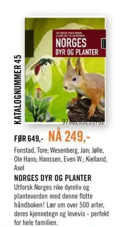 Ark Bokhandel NORGES DYR OG PLANTER tilbud
