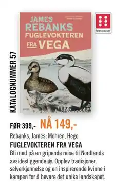 Ark Bokhandel FUGLEVOKTEREN FRA VEGA tilbud