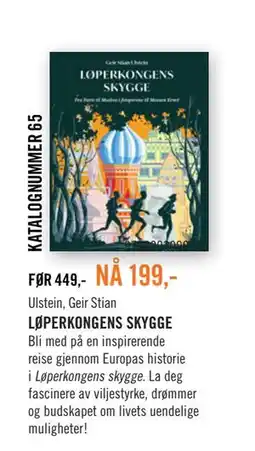 Ark Bokhandel LØPERKONGENS SKYGGE tilbud