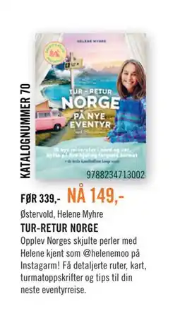 Ark Bokhandel TUR-RETUR NORGE tilbud