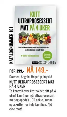 Ark Bokhandel KUTT ULTRAPROSESSERT MAT PÅ 4 UKER tilbud