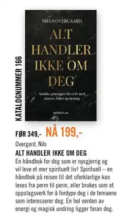 Ark Bokhandel ALT HANDLER IKKE OM DEG tilbud