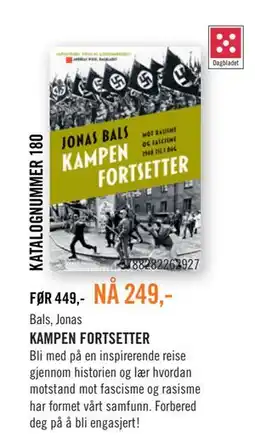 Ark Bokhandel KAMPEN FORTSETTER tilbud