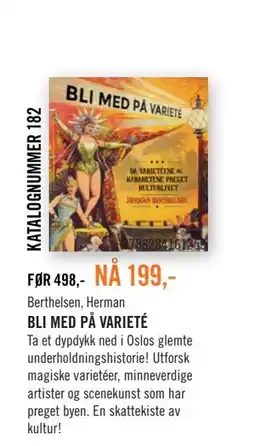 Ark Bokhandel BLI MED PÅ VARIETÉ tilbud