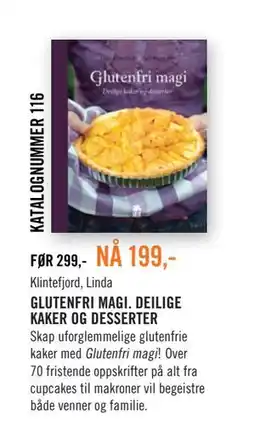 Ark Bokhandel GLUTENFRI MAGI. DEILIGE KAKER OG DESSERTER tilbud